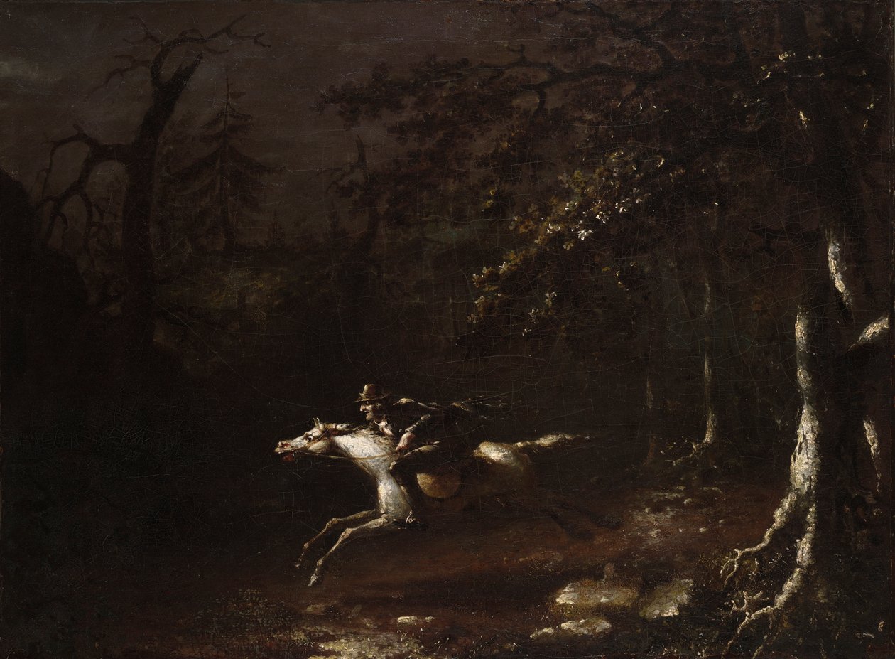 Başsız Süvariden Uçan Ichabod Turna by John Quidor