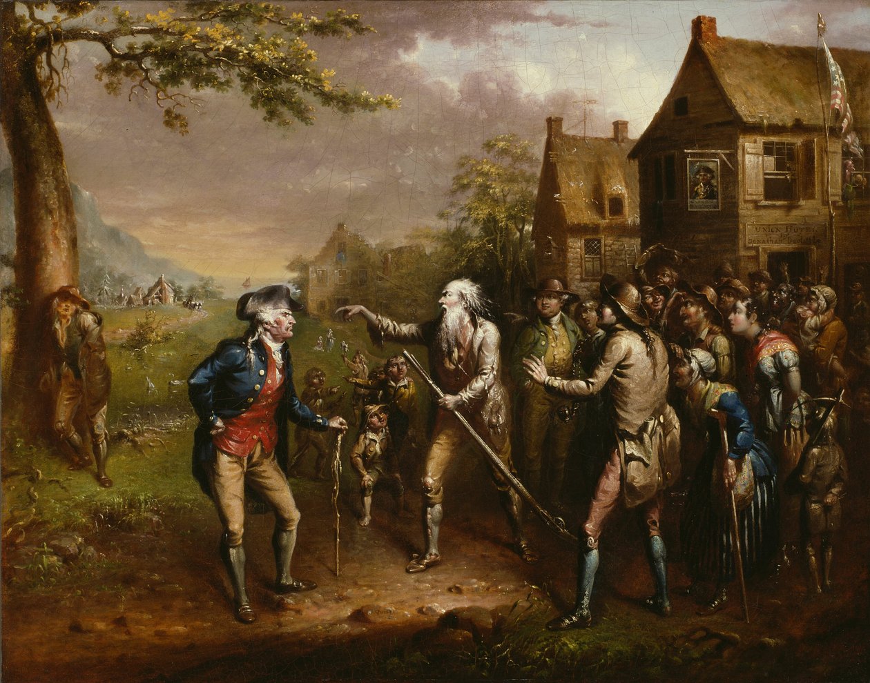 Rip Van Winkle, 1829. by John Quidor