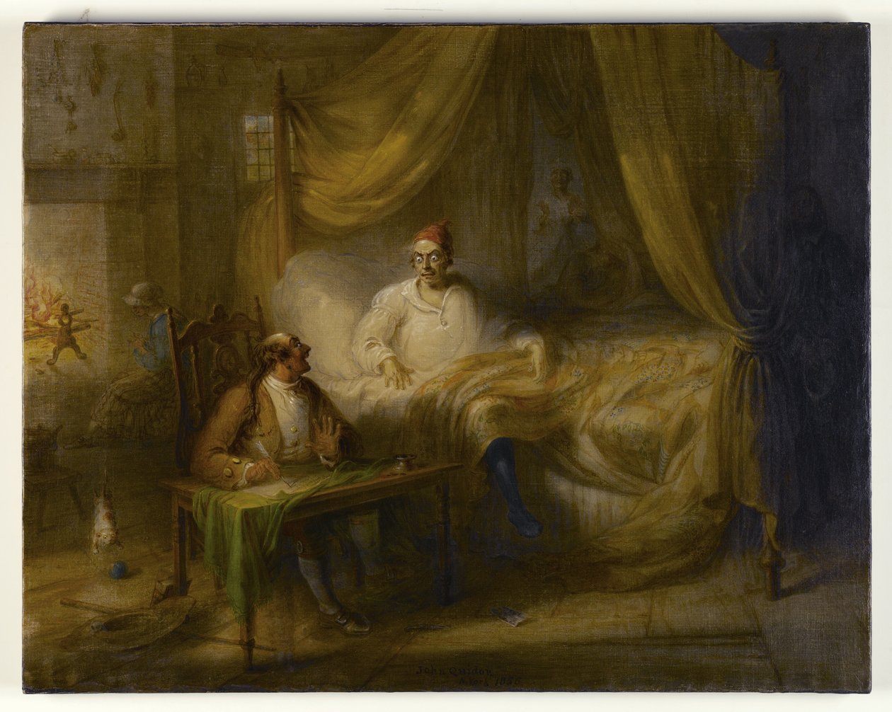 Wolferts Will, 1856 by John Quidor