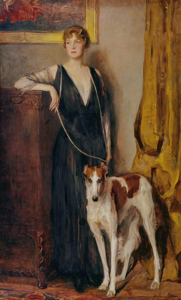 Kontes Kitty von Schönborn-Buchheim 1885-1946, gelecekteki Barones de Rothschild, 1916. by John Quincy Adams