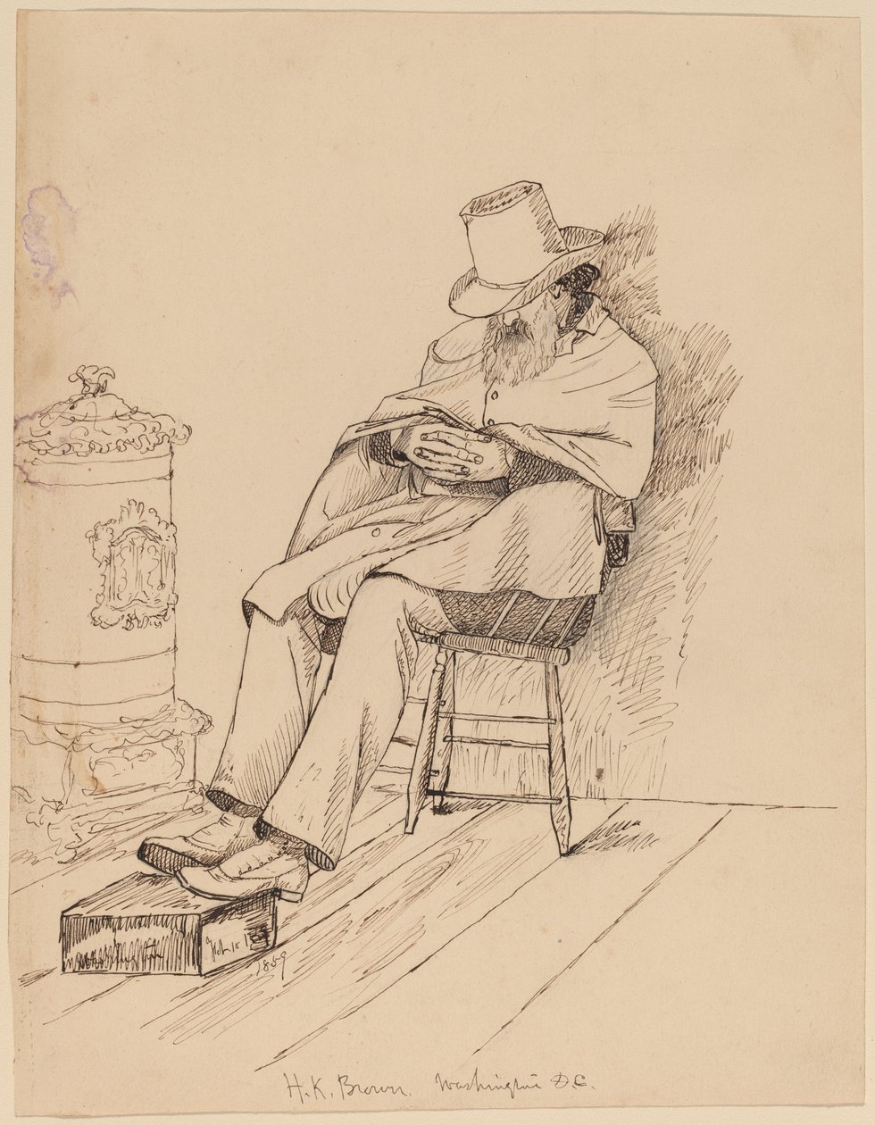 H.K. Kahverengi by John Quincy Adams Ward