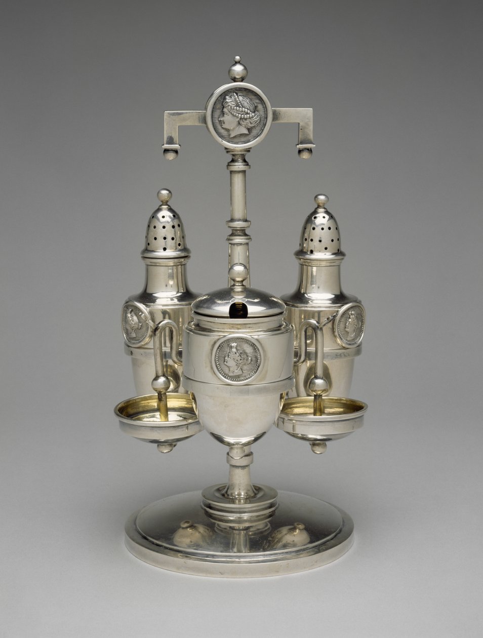 Tekerlek Takımı, c. 1862-1871 (gümüş yaldızlı gümüş) by John R. (attr.to) Wendt
