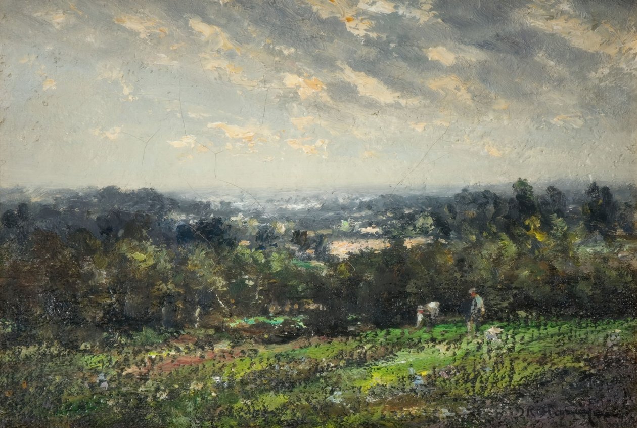 Uzak Manzaralı Peyzaj, 1930. by John Rabone Harvey