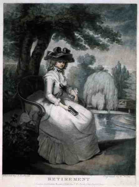 Emeklilik, William Ward (1766-1826), pub tarafından oyulmuş. sanatçı tarafından by John Raphael (after) Smith