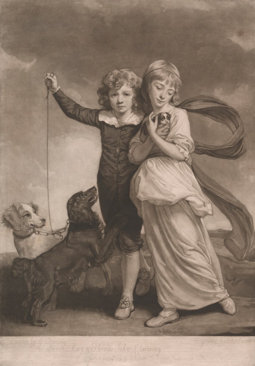 Clavering Çocuklar by John Raphael Smith