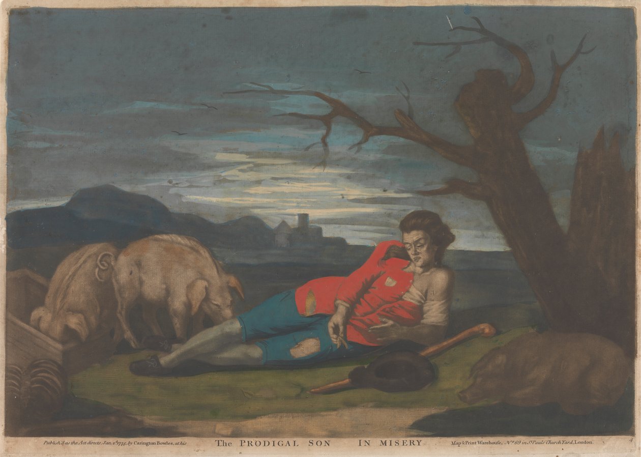 Sefalet İçinde Müsrif Oğul (1/5) by John Raphael Smith