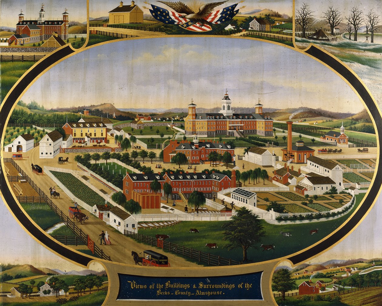 Berks County İmaret Evi Binaları ve Çevresinden Görünümler, by John Rasmussen