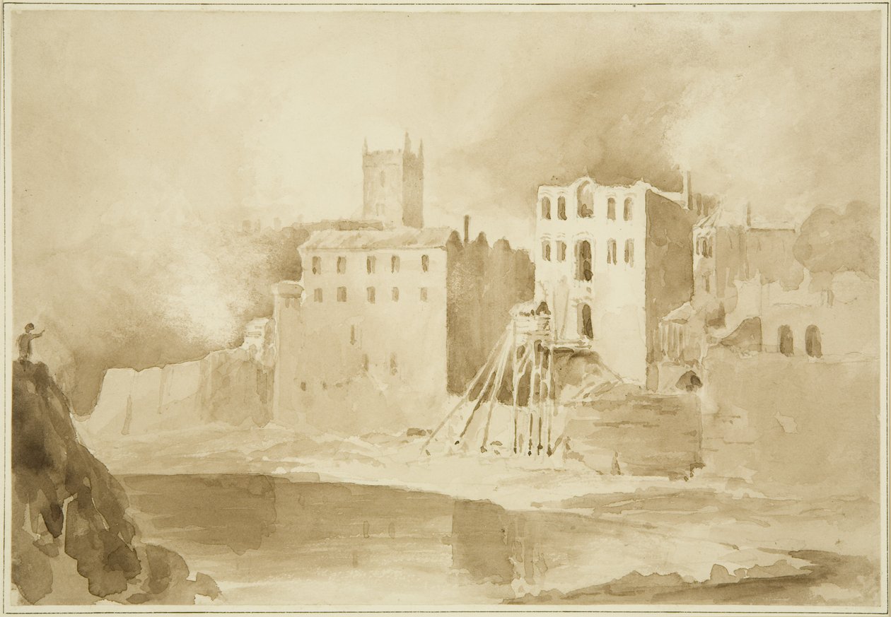 Darphanenin Arkası (şimdi St Peter Hastanesi) by John Reverend Eden