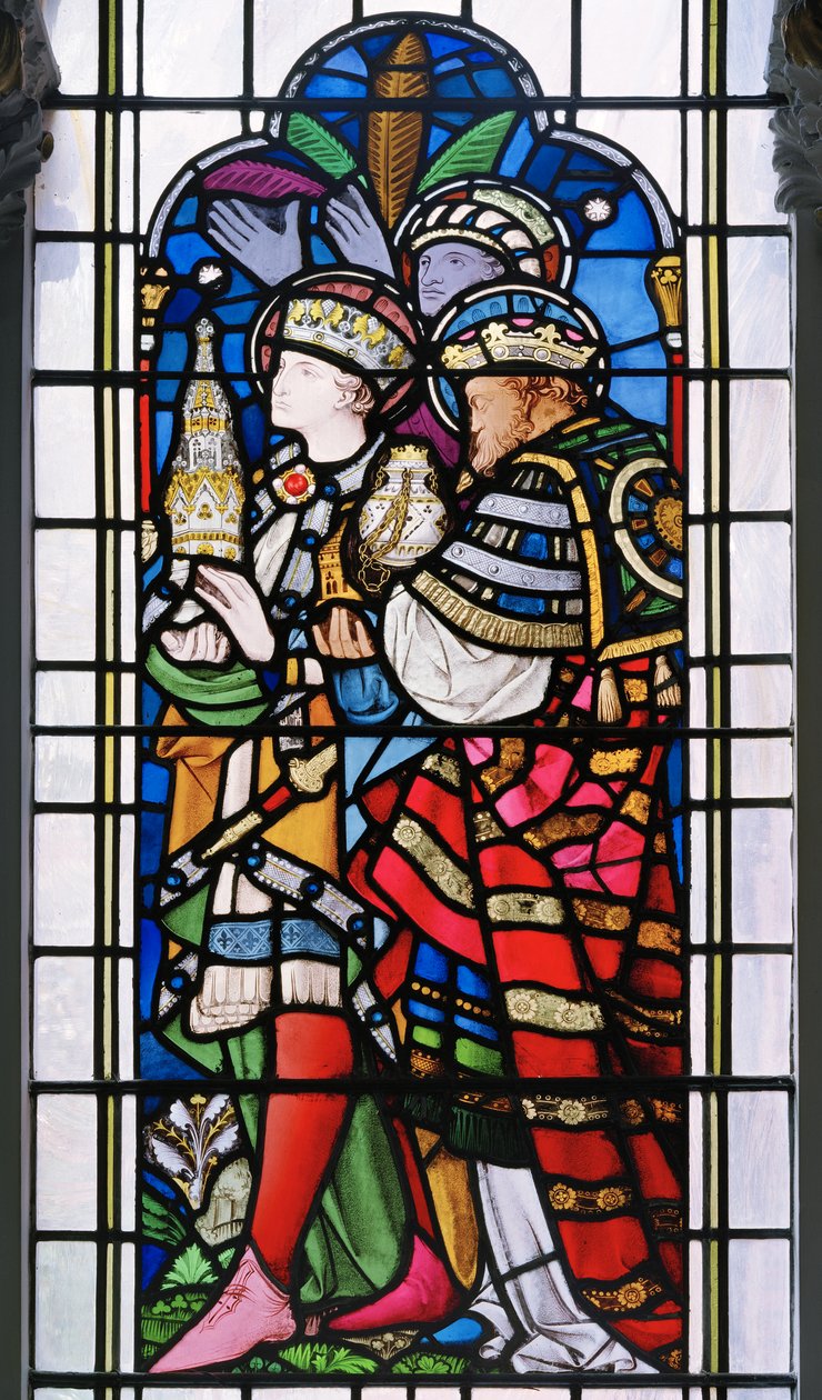 Magi hayranlığı, 1859 (vitray) by John Richard Clayton