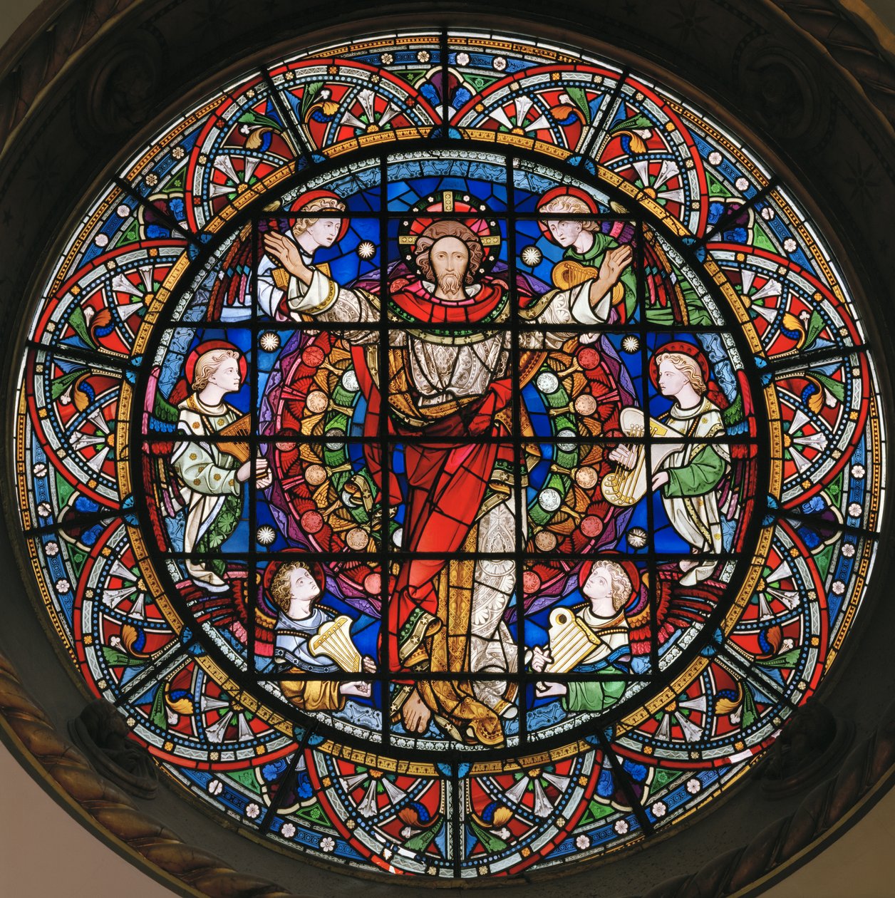 İsa Majesteleri, 1859 (vitray) by John Richard Clayton