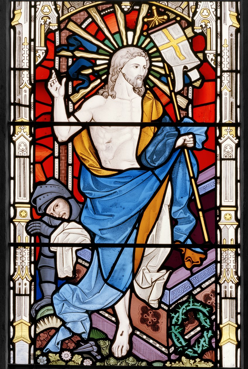 Yükselen İsa, 1862 (vitray) by John Richard Clayton