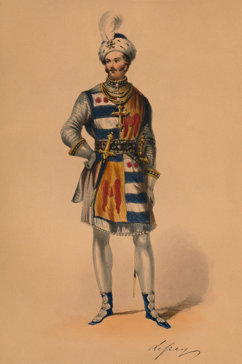 Kraliçe Victorias Bal Kostümü için kostümlü konuk, 12 Mayıs 1842, 1843. by John Richard Coke Smyth