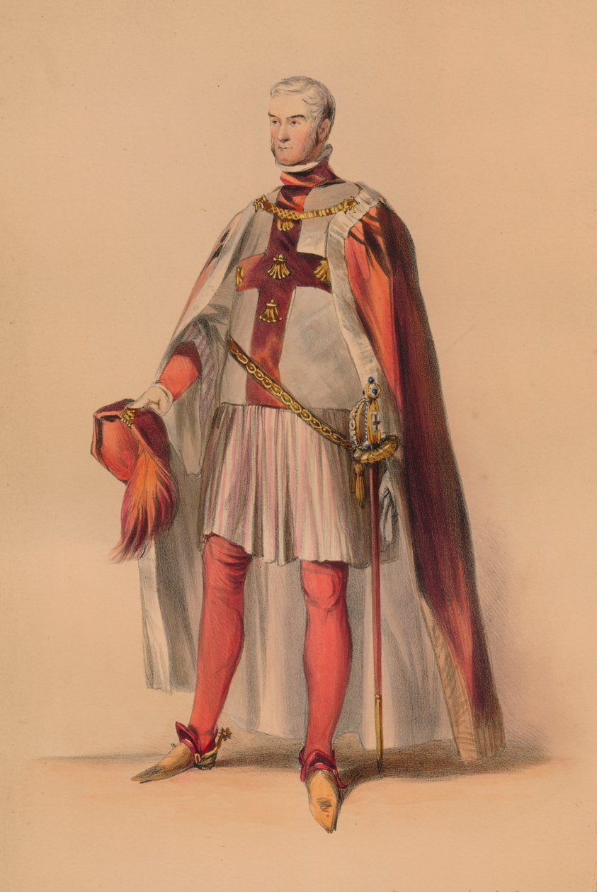 Kraliçe Victorias Bal Kostümü için kostümlü konuk, 12 Mayıs 1842, 1843. by John Richard Coke Smyth