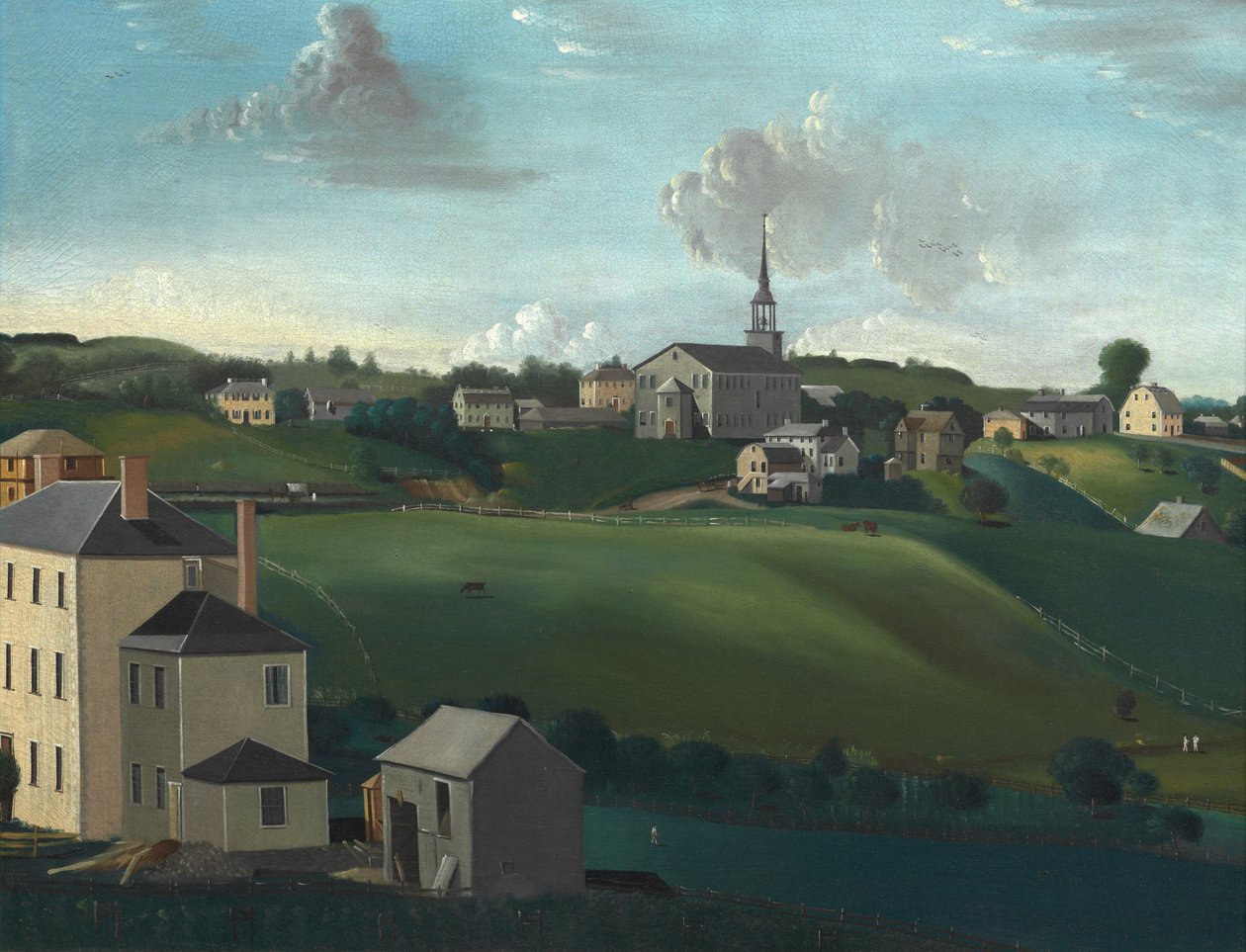 Toplantı Evi Tepesi, Roxbury, Massachusetts, 1799. by John Ritto Penniman