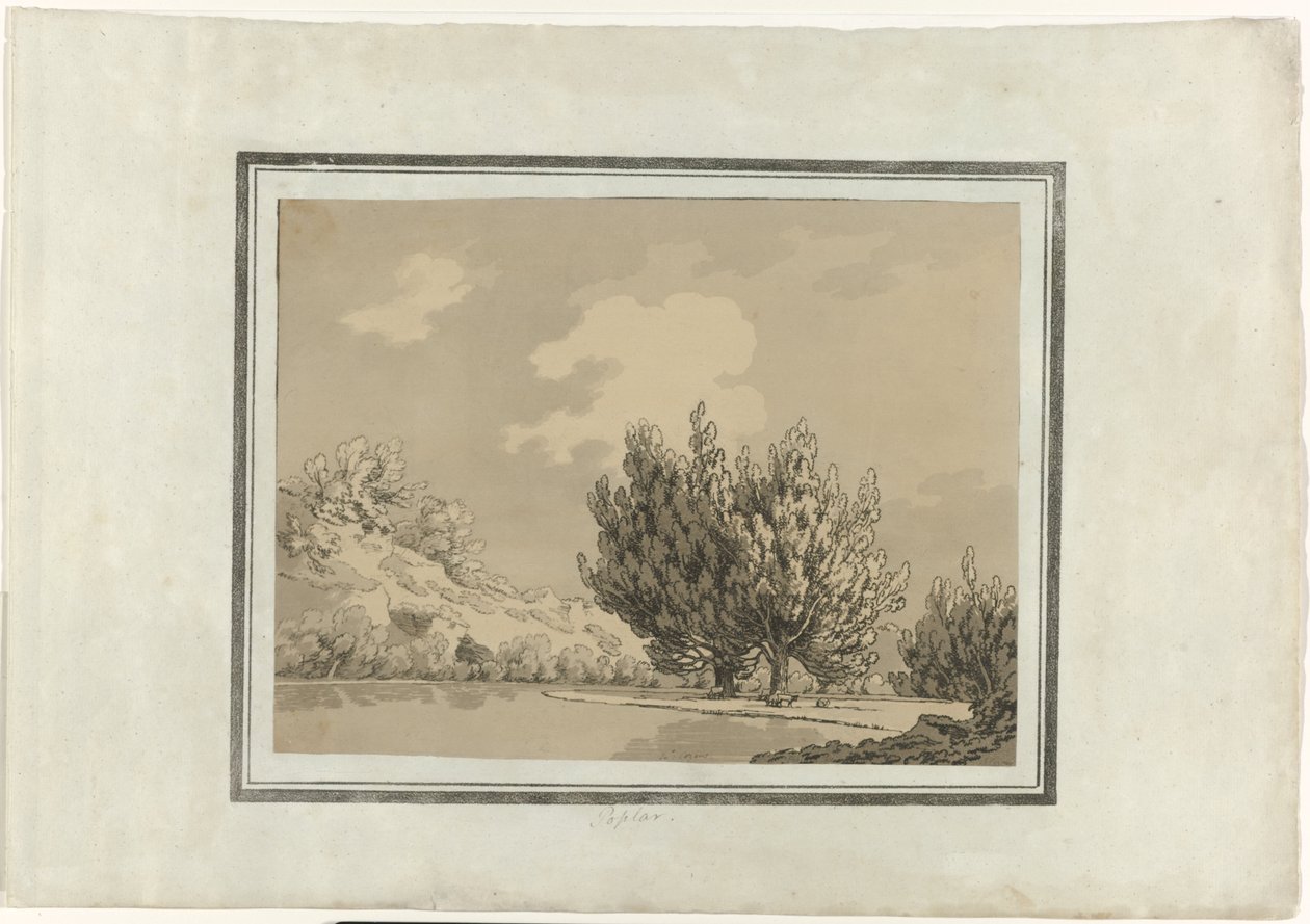 Kavak by John Robert Cozens (signed by artist)