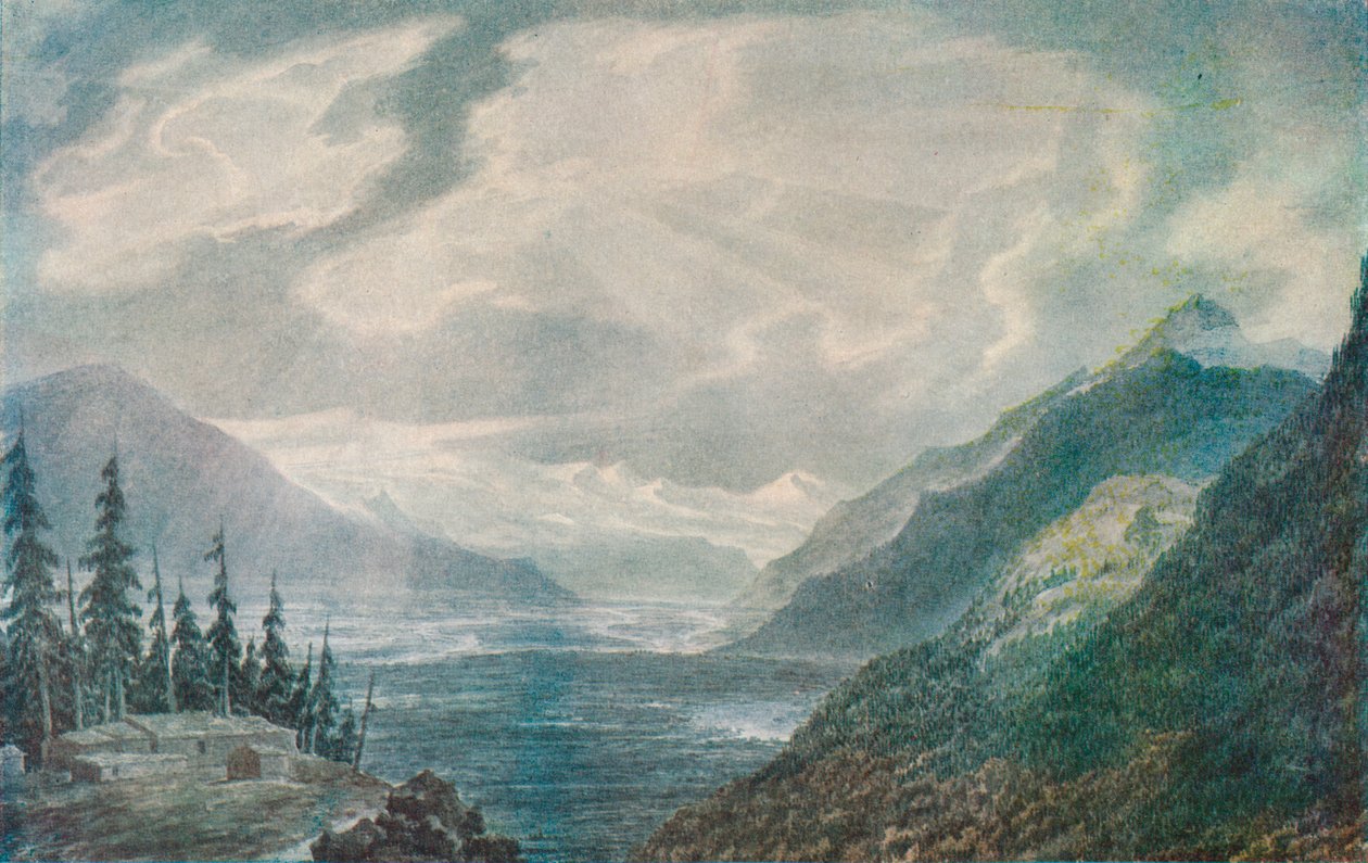 Bir Alp Vadisi, 18. yüzyıl by John Robert Cozens