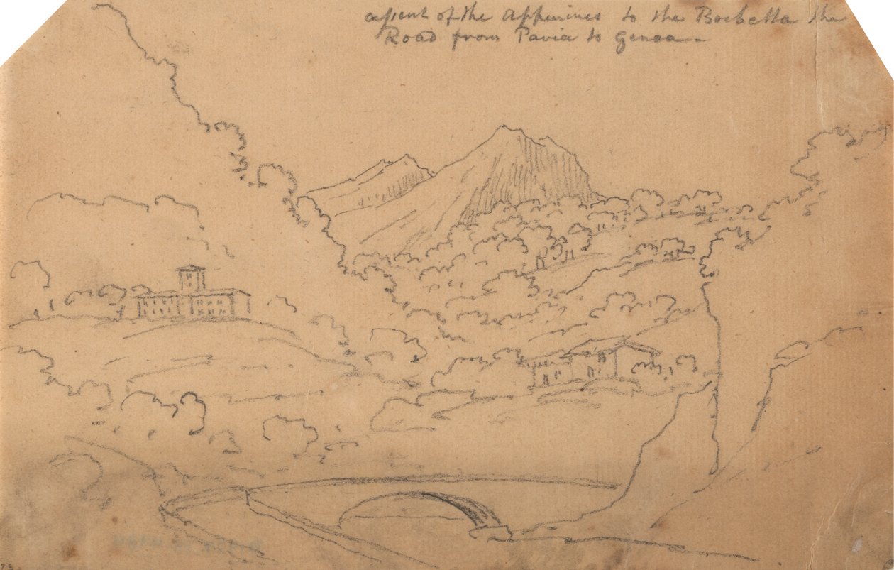 Apennin Dağları'ndan Rochetta'ya Yükseliş by John Robert Cozens
