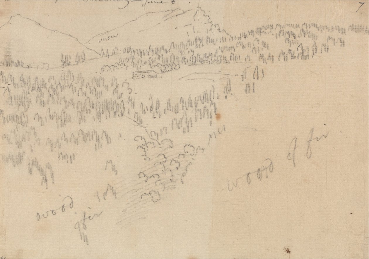 Innsbruck ve Schönberg arasında by John Robert Cozens
