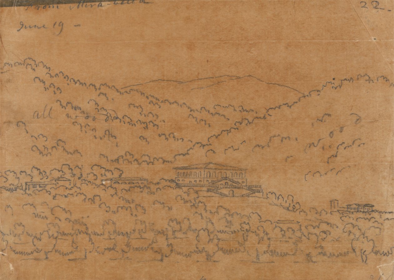 Mirabella'dan, 19 Haziran by John Robert Cozens
