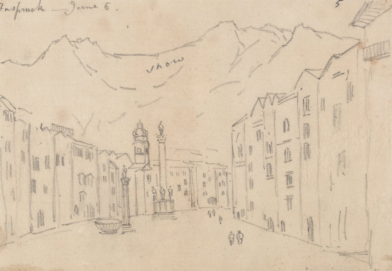 Innsbruck, 6 Haziran by John Robert Cozens
