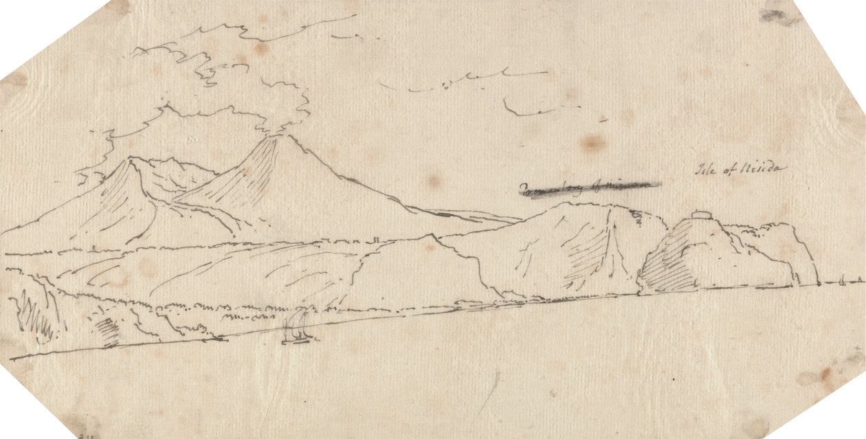 Nisida Adası by John Robert Cozens