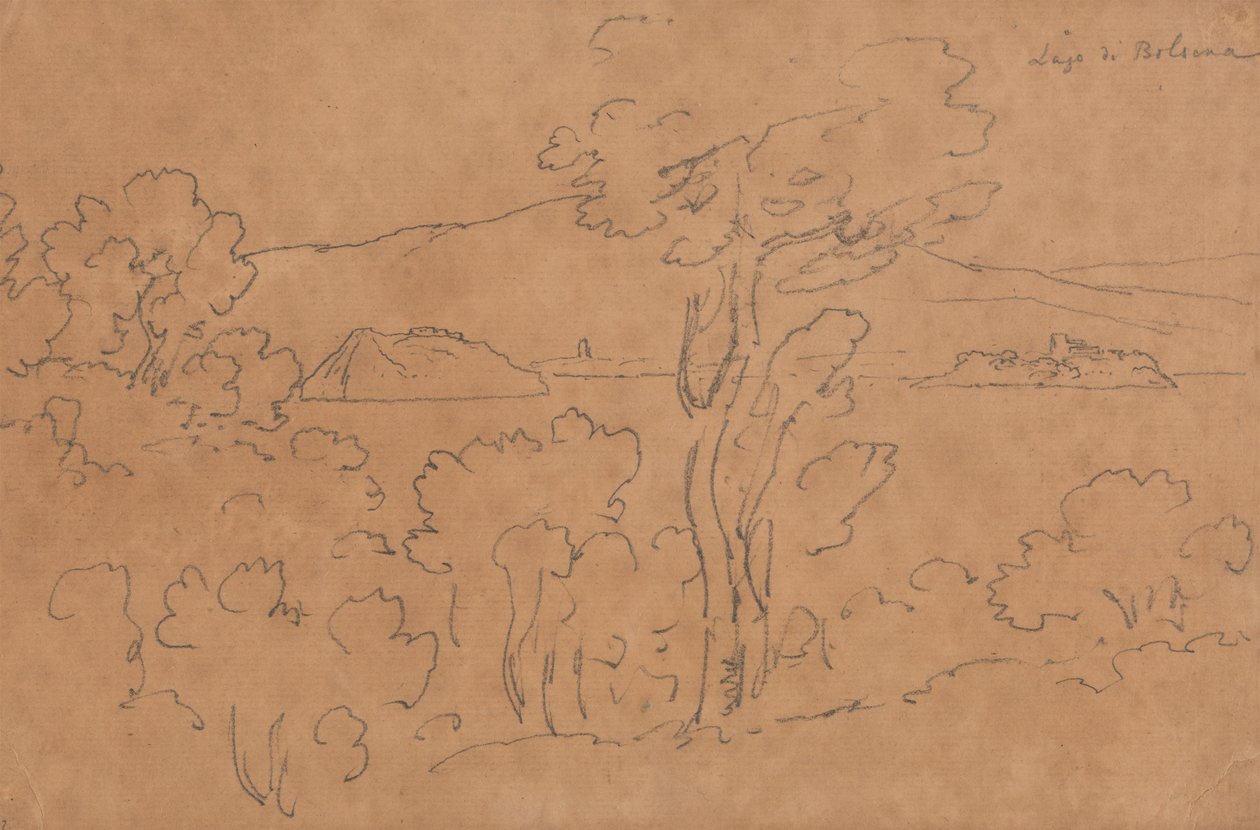 Bolsena Gölü by John Robert Cozens