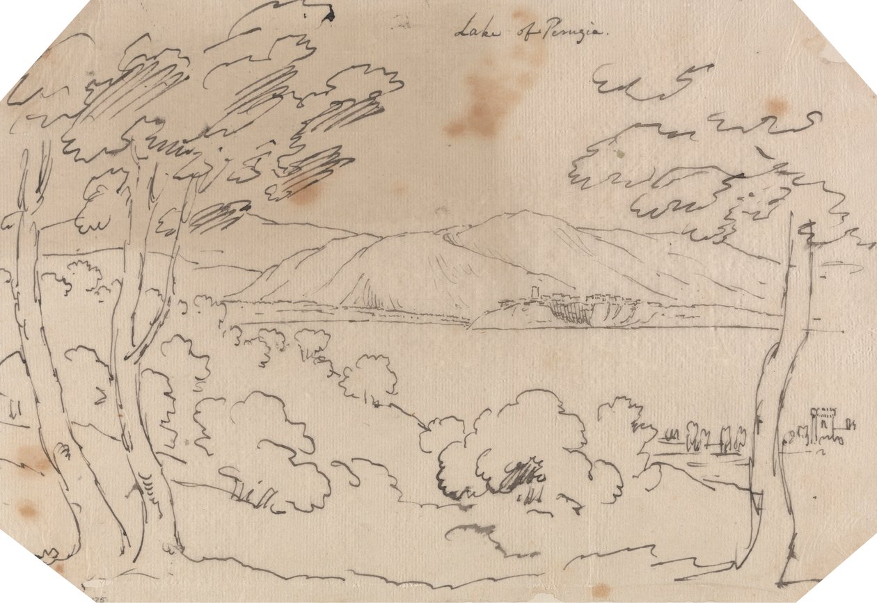 Perugia Gölü by John Robert Cozens