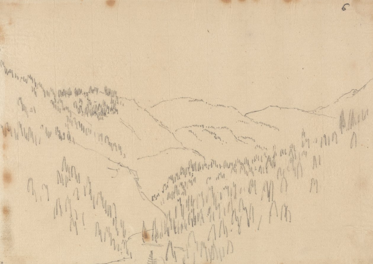 Insbruck yakınlarında by John Robert Cozens