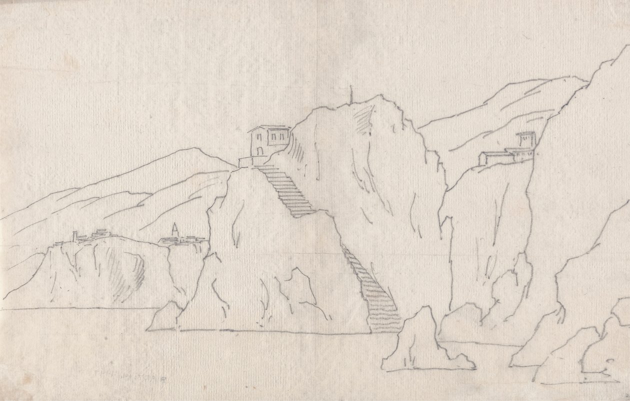 Kaya Sahil Şeridi by John Robert Cozens