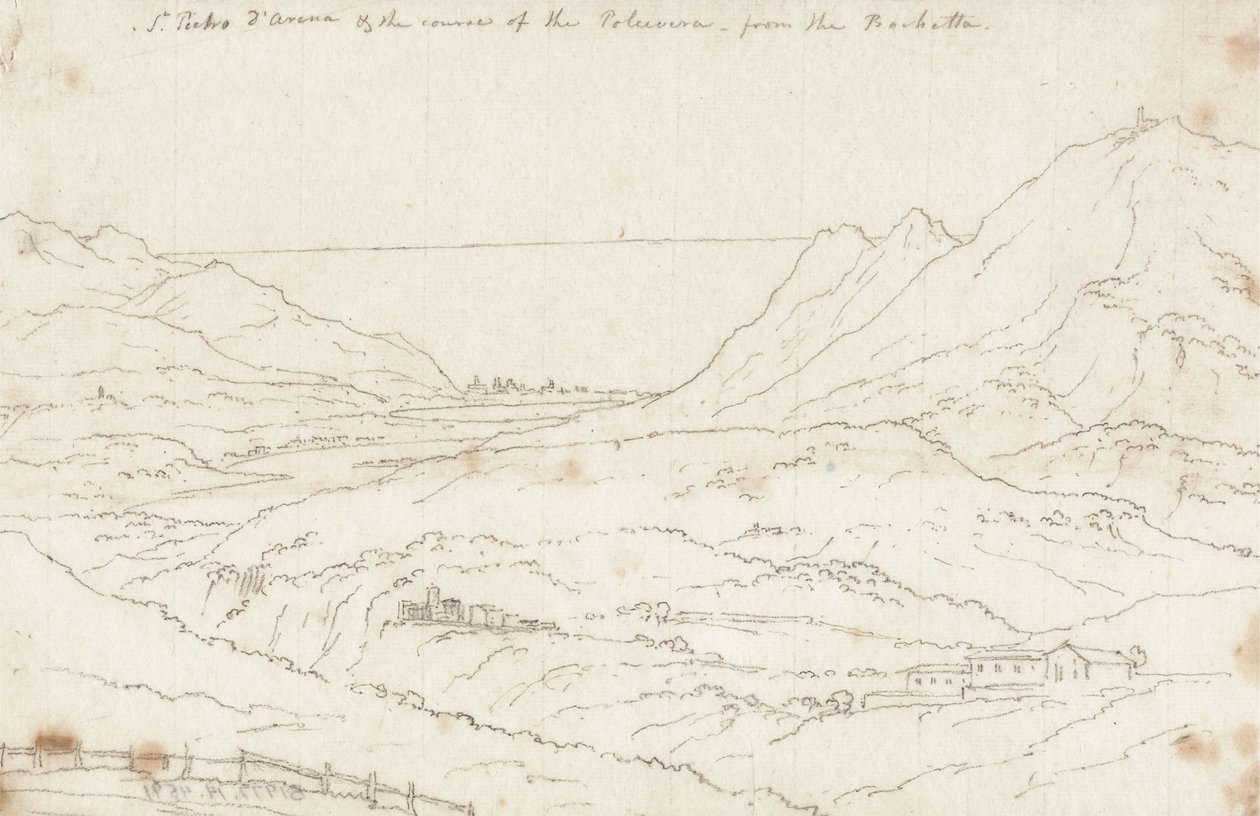 Saint Pier d'Arena by John Robert Cozens