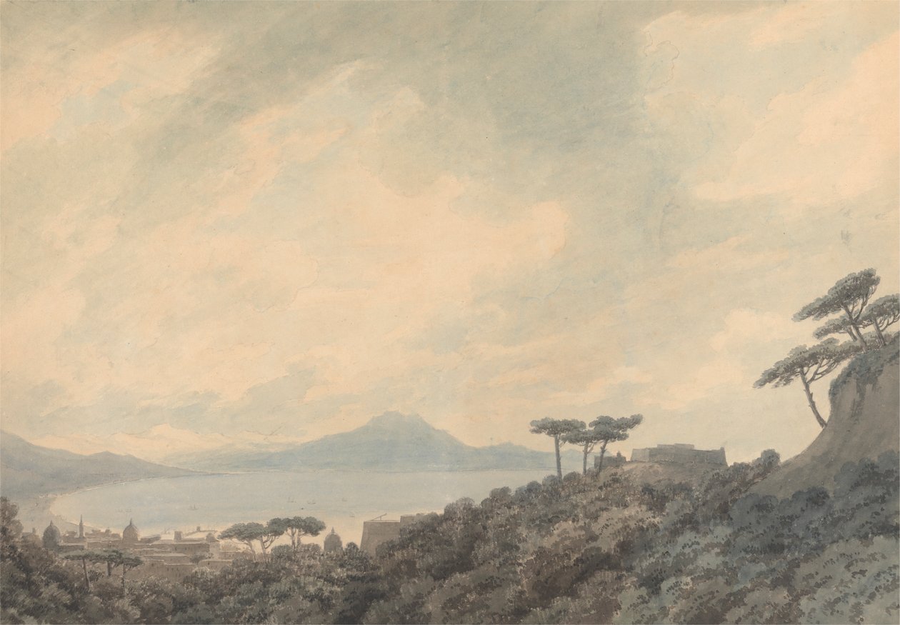 Capodimonte'den Napoli Körfezi by John Robert Cozens