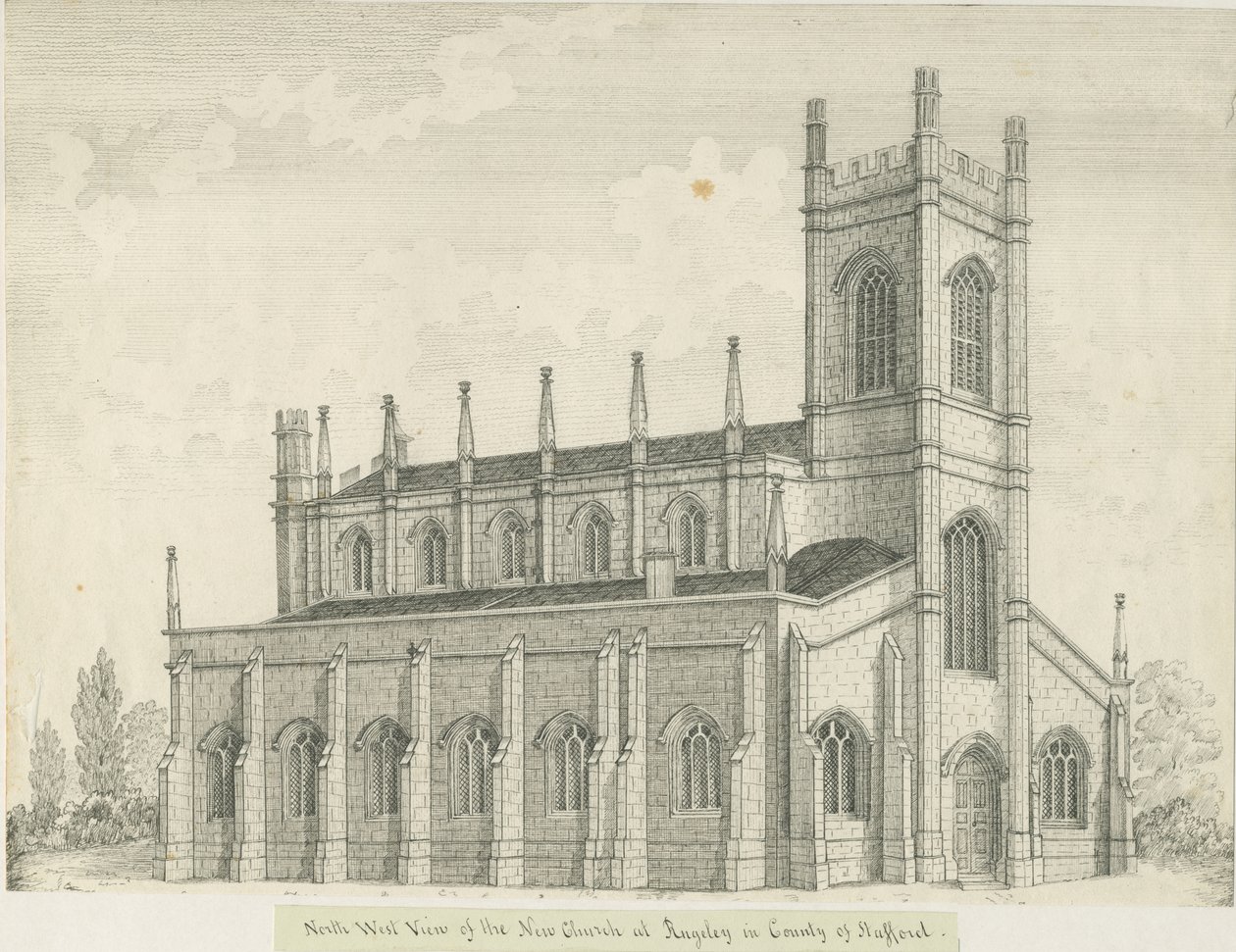 Rugeley Kilisesi by John Robert Fernyhough