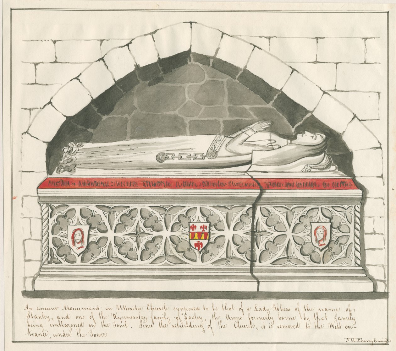 Uttoxeter Kilisesi - Kynnersley Ailesinden Leydi Abbess