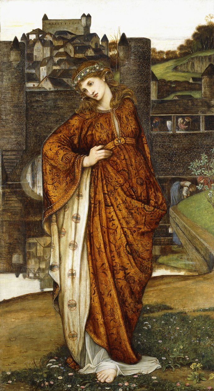 Su Kapısı Leydimiz, by John Roddam Spencer Stanhope