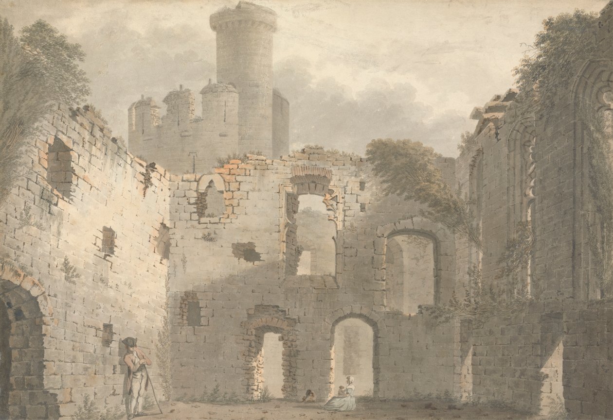 Conway Kalesi, İçeriden Bir Görünüm by John Roe of Warwick