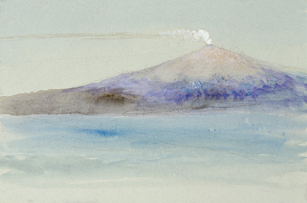 Taormina konumundan Etna by John Ruskin