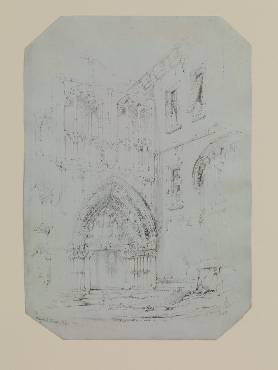 Holyrood Şapeli by John Ruskin