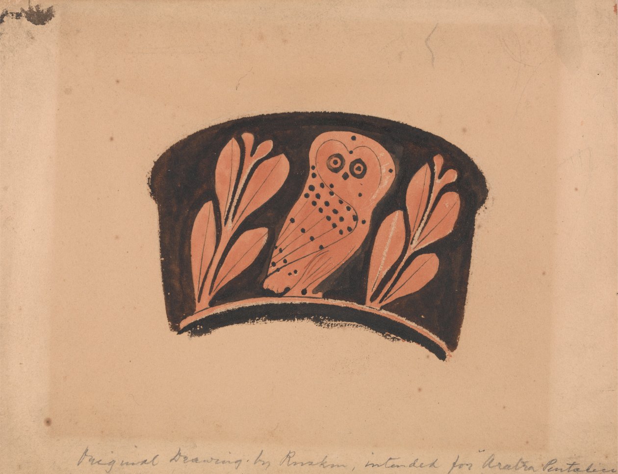 Baykuş, Bir Tavan Arası Kantharos'tan Sonra by John Ruskin