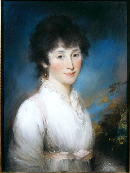 Rebekha Gines (Bayan Langdon) (pastel) by John Russell