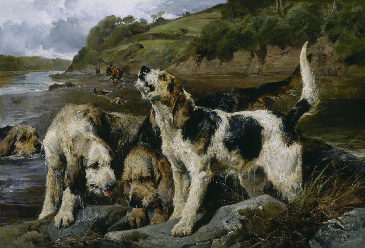 Otter Avı veya Kokusu, 1881 by John Sargent Noble