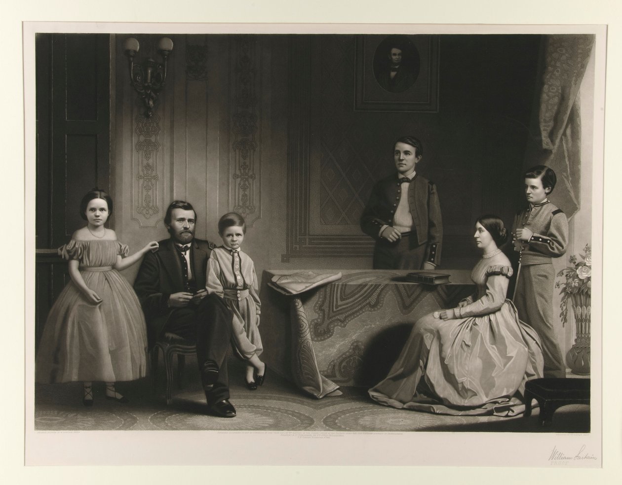 Grant ve Ailesi by John Sartain