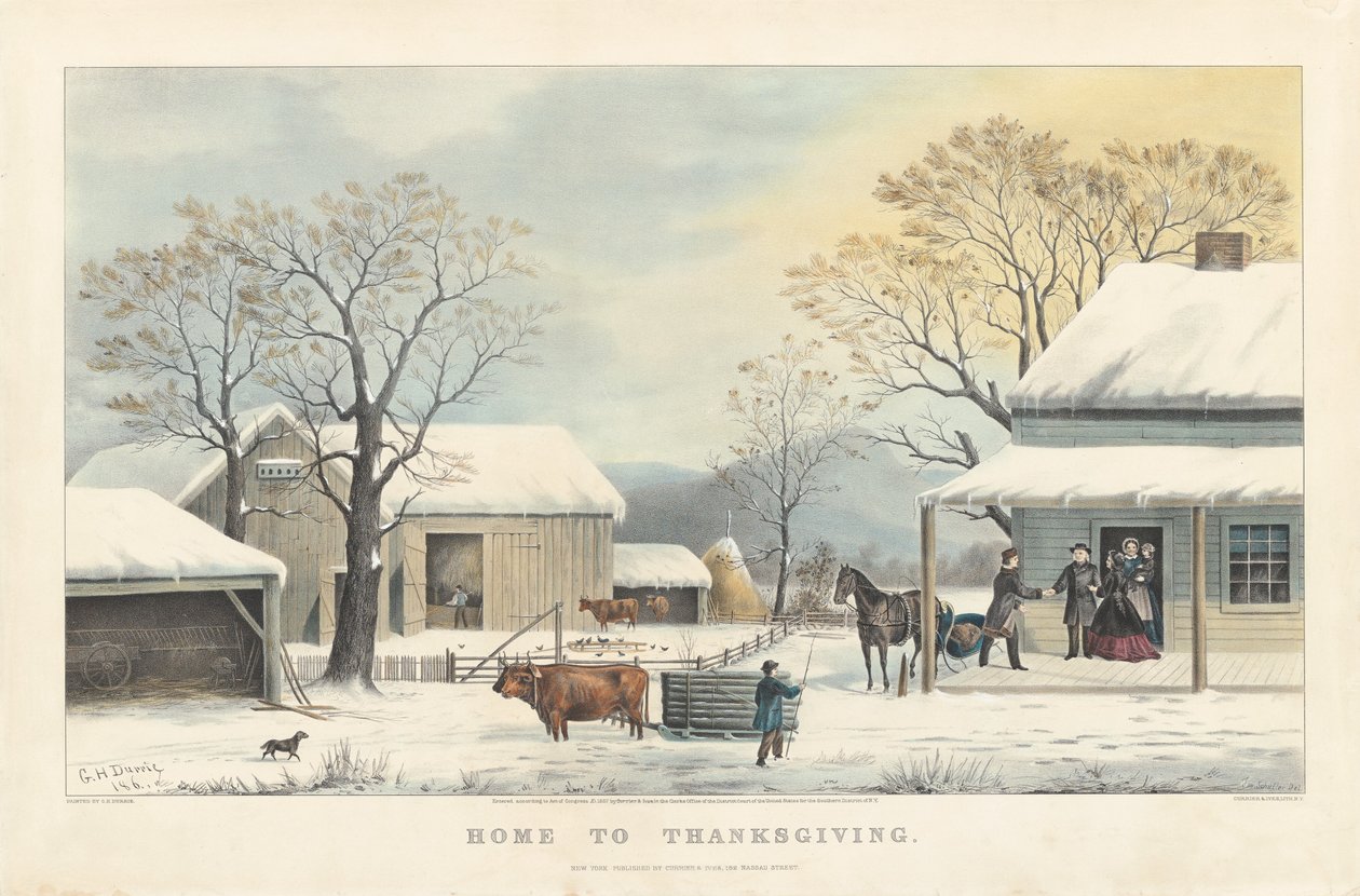 Şükran Günü by John Schutler after George Henry Durrie
