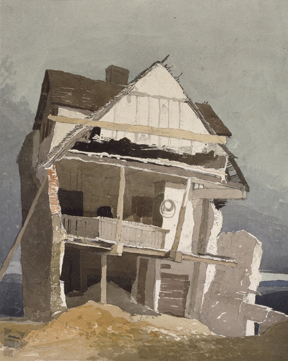 Yıkık Bir Ev, 19. yüzyıl by John Sell Cotman