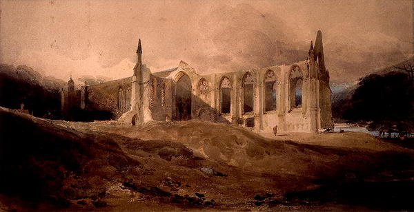 Bolton Manastırı (kağıt üzerine sulu boya) by John Sell Cotman