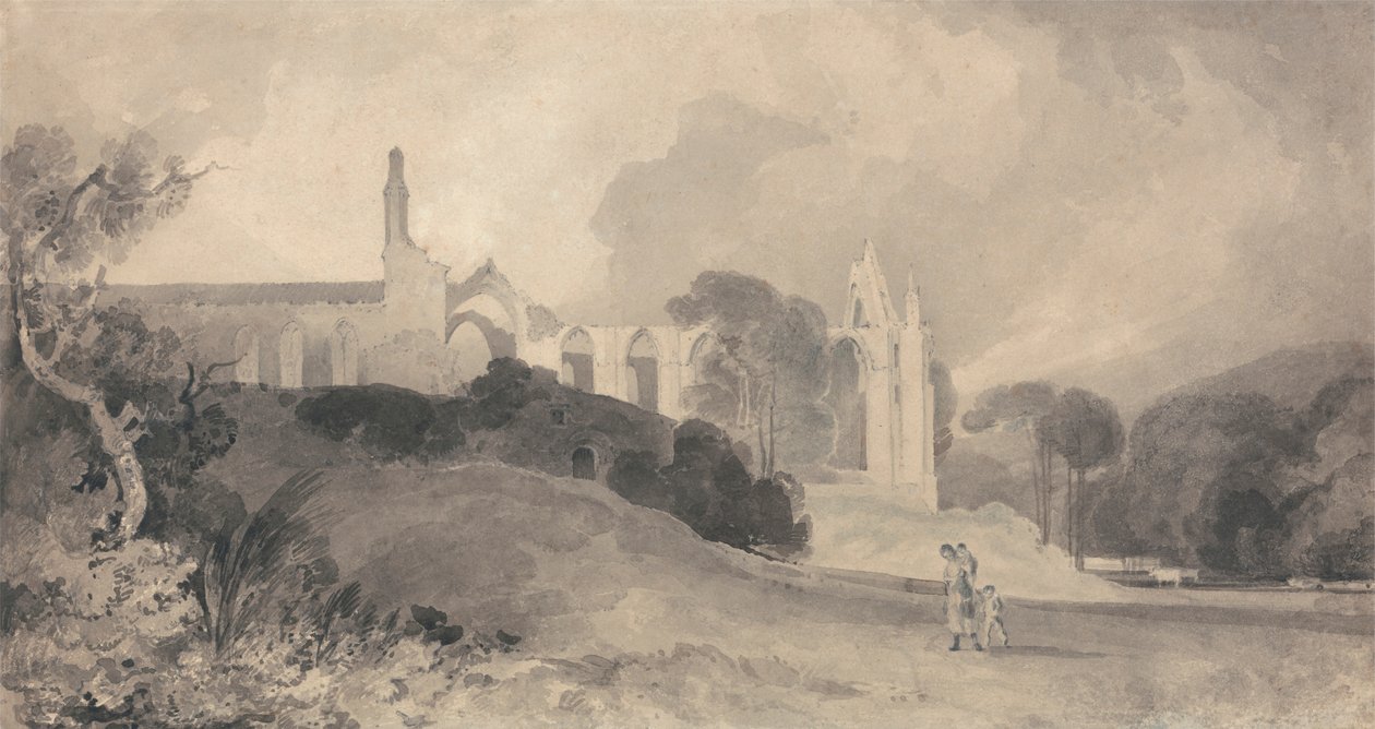 Bolton Manastırı, Yorkshire by John Sell Cotman