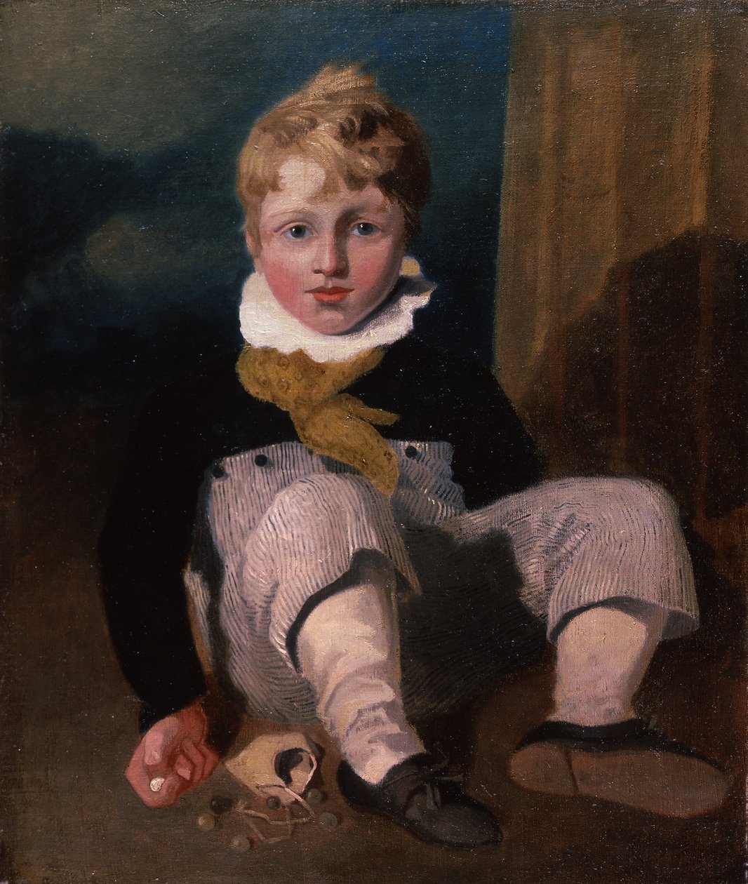 Mermerlerdeki Çocuk (Henry Cotman) 1808 by John Sell Cotman