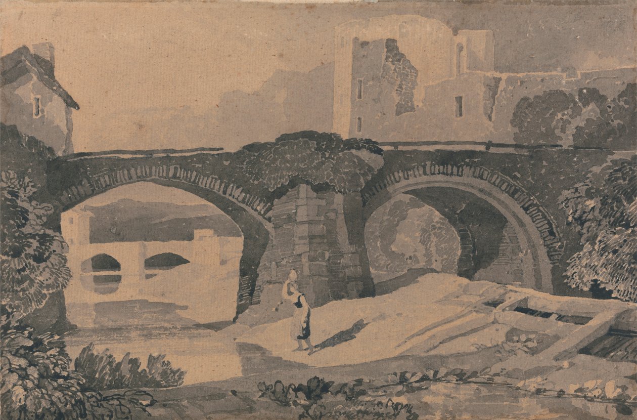 Brecon Köprüsü by John Sell Cotman