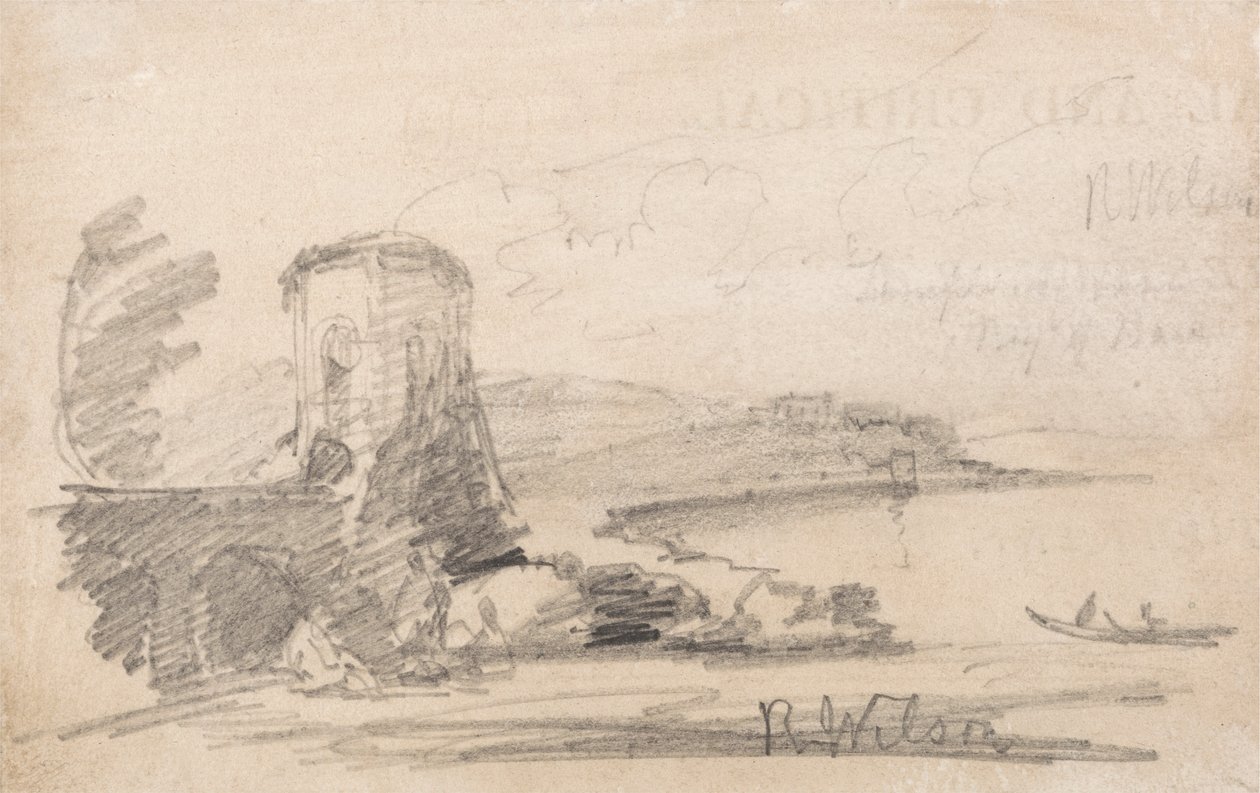 Köprü ve Kule, Richard Wilson'dan sonra by John Sell Cotman