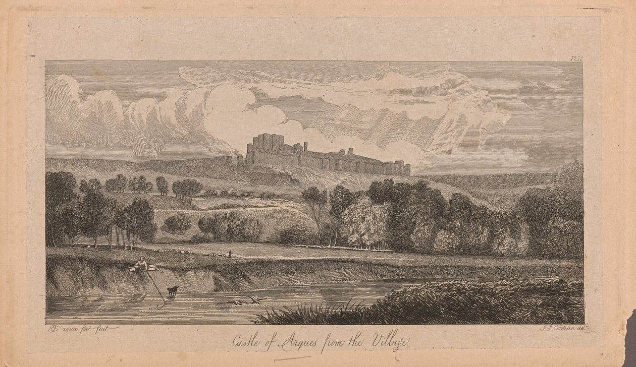 Köyden Argues Kalesi by John Sell Cotman