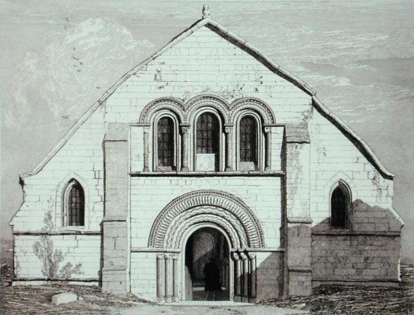 LEry Kilisesi, Pont de LArche yakınında, 1820